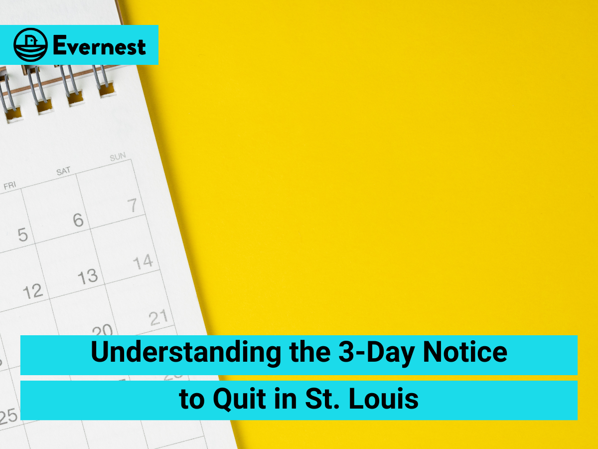 3-Day Notice to Quit in St. Louis